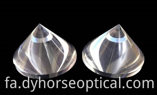 Calcium Fluoride Pyramid Optical Lens